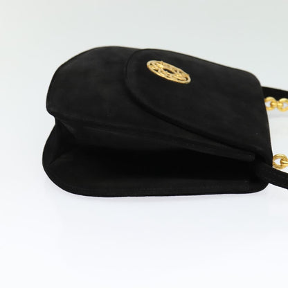 Celine Handbag Suede, BLACK, SUEDE, Handbag