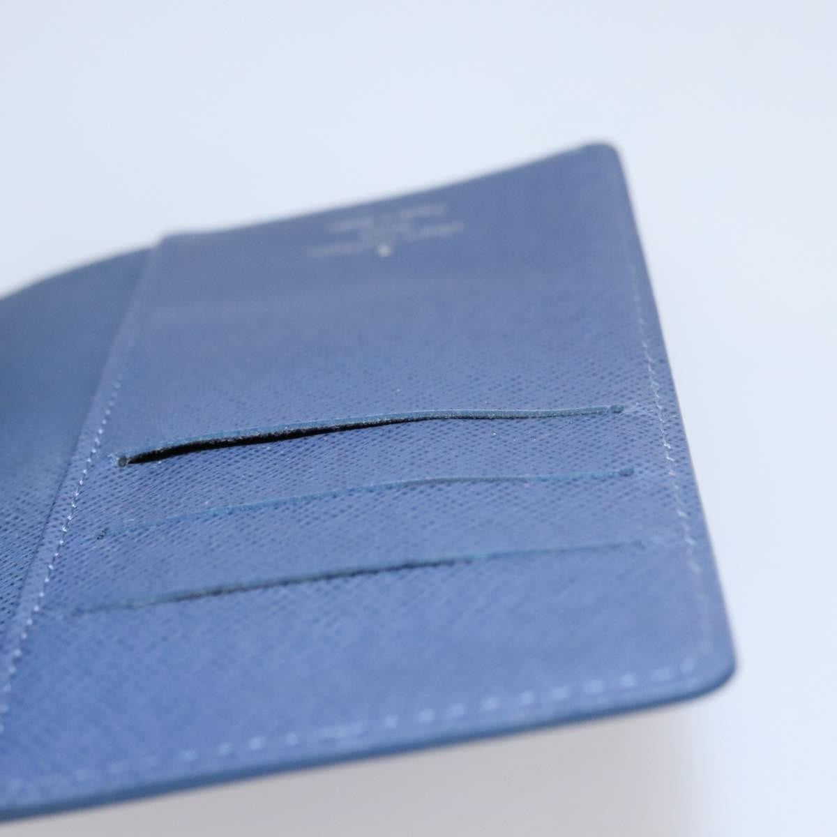 Louis Vuitton Agenda Cover Epi Leather, BLUE, LEATHER, Wallets