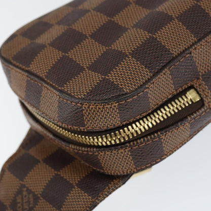 Louis Vuitton Geronimos Waist Bag Damier, BROWN, CANVAS, Clutche & pouche