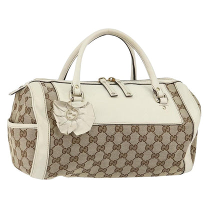 Gucci Trophy Boston Bag GG Canvas, BEIGE, CANVAS, Handbag