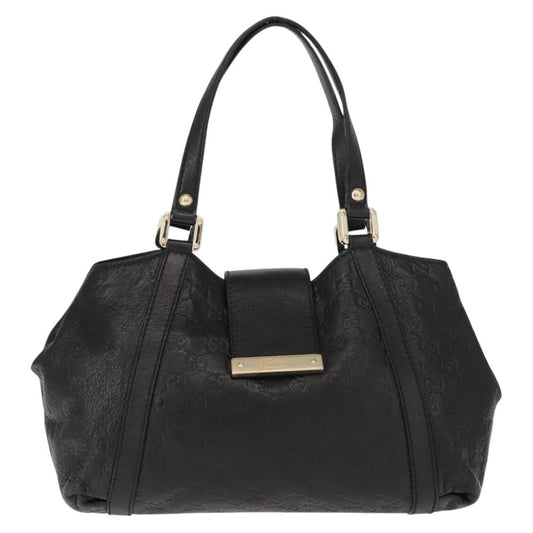Gucci New Ladies Web Hobo Guccissima Leather, BLACK, LEATHER, Handbag