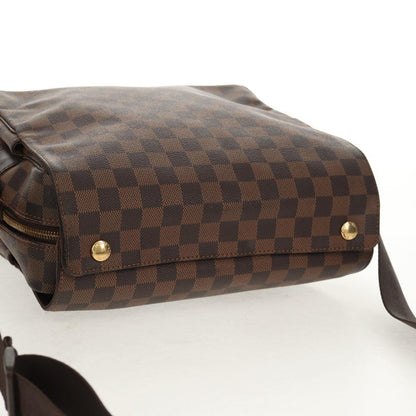 Louis Vuitton Naviglio Handbag Damier, BROWN, CANVAS, Shoulder bag