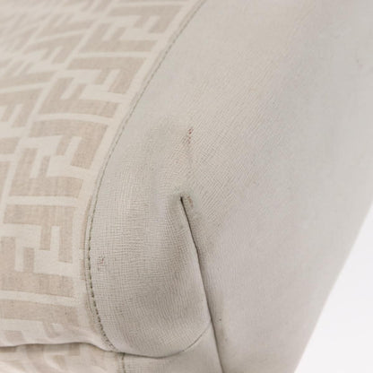 Fendi Roll Tote Zucca Canvas and Leather, BEIGE, CANVAS, Tote bag