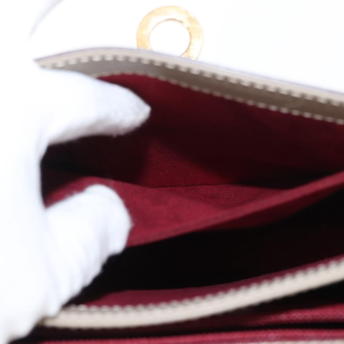 Salvatore Ferragamo Gancini Top Handle Flap Bag Leather, BEIGE, LEATHER, Handbag