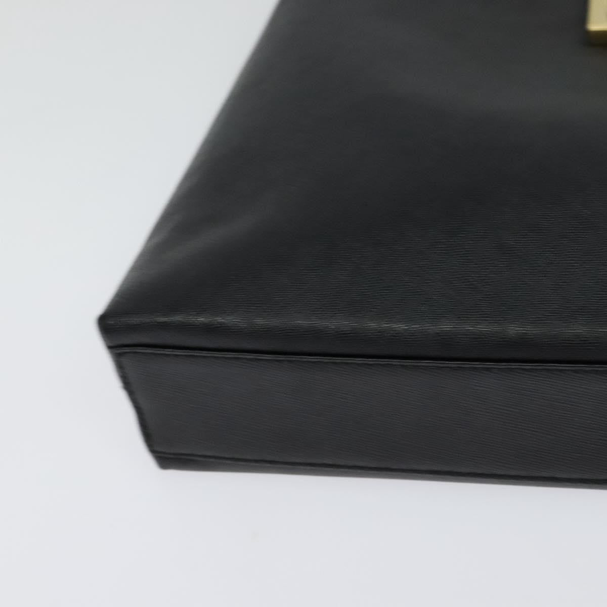 Salvatore Ferragamo Gancio Flap Hobo Leather, BLACK, LEATHER, Shoulder bag