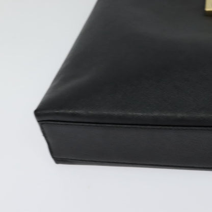 Salvatore Ferragamo Gancio Flap Hobo Leather, BLACK, LEATHER, Shoulder bag