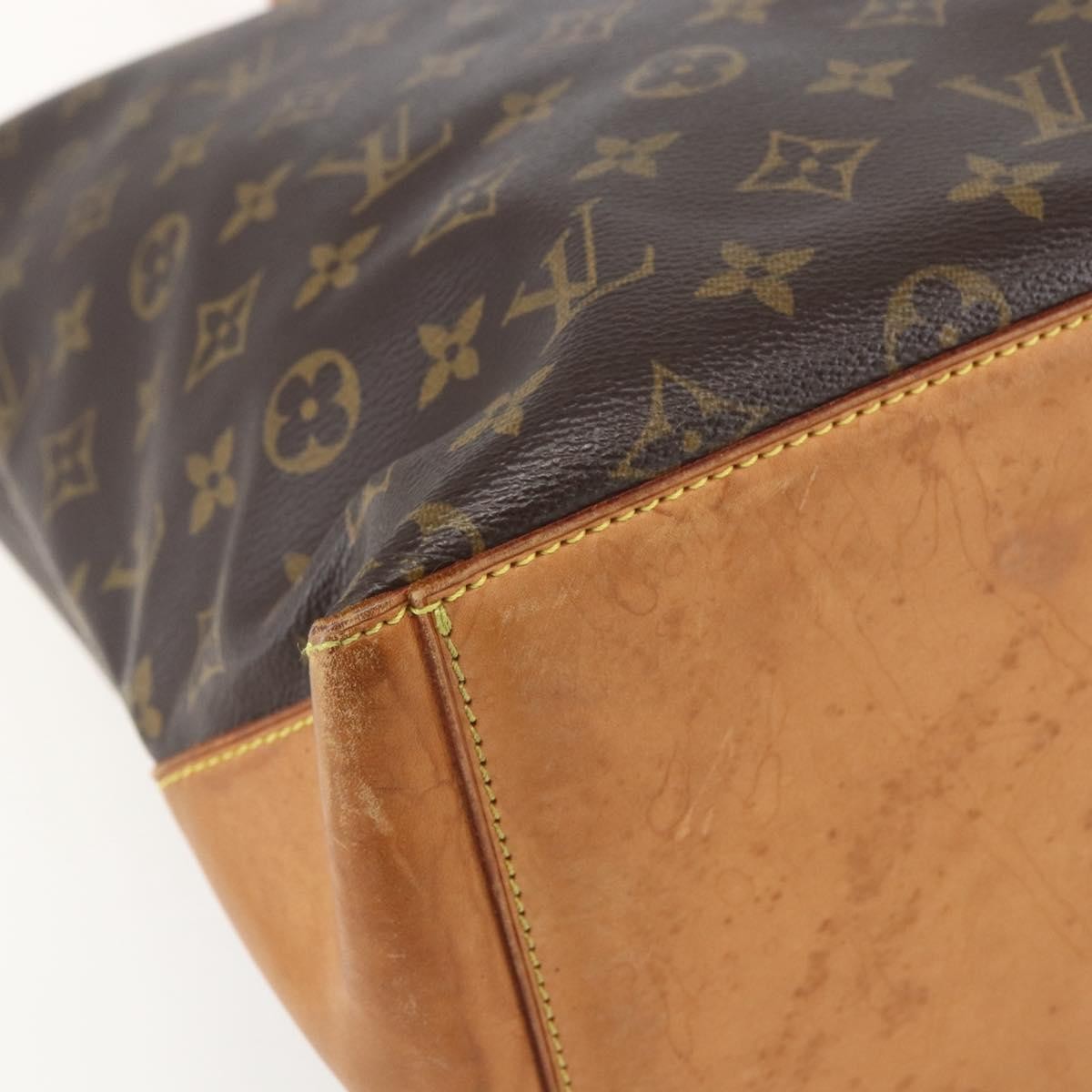 Louis Vuitton Cabas Mezzo Monogram Canvas, BROWN, CANVAS, Tote bag