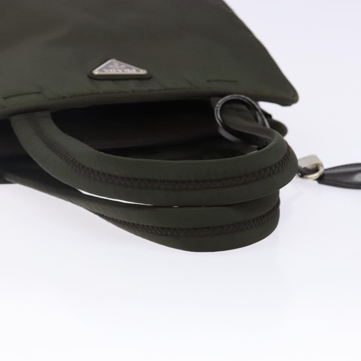 Prada Bowling Shoulder Bag Tessuto, KHAKI, NYLON, Shoulder bag