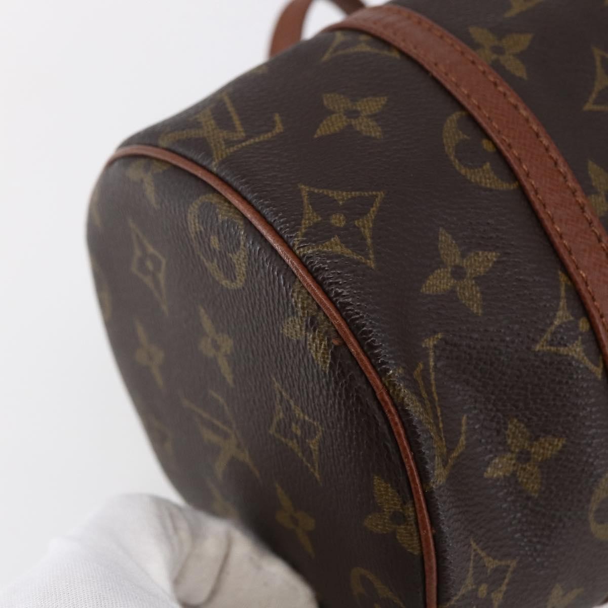 Louis Vuitton Papillon Handbag Monogram Canvas, BROWN, CANVAS, Handbag