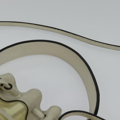 Fendi FF Logo Mon Tresor Bucket Bag Canvas, WHITE, CANVAS, Shoulder bag