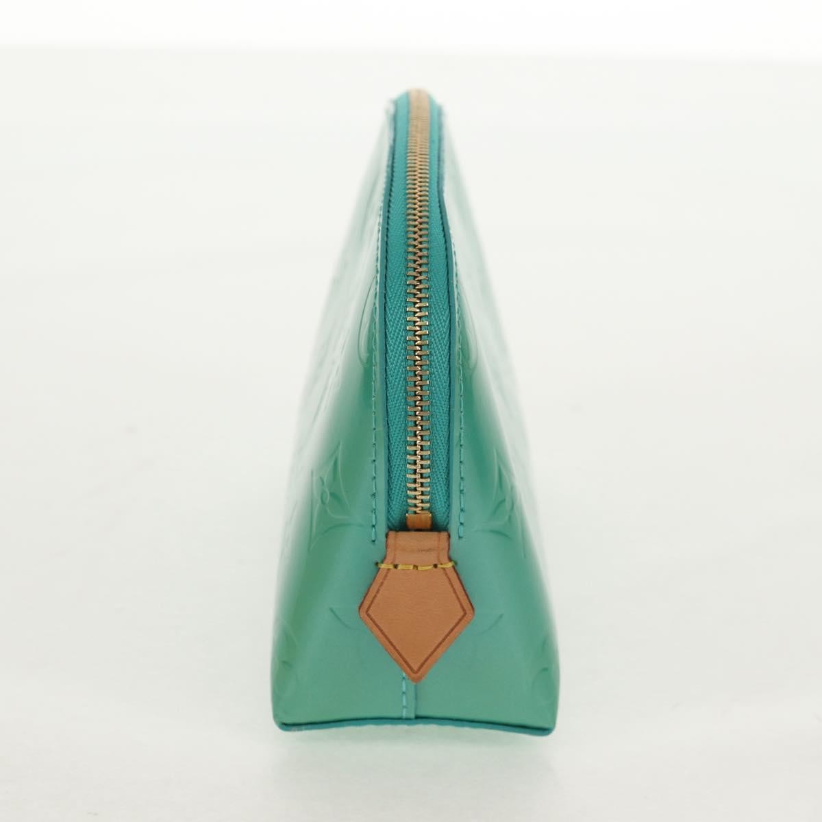 Louis Vuitton Cosmetic Pouch Monogram Vernis, BLUE, PATENT_LEATHER, Clutche & pouche