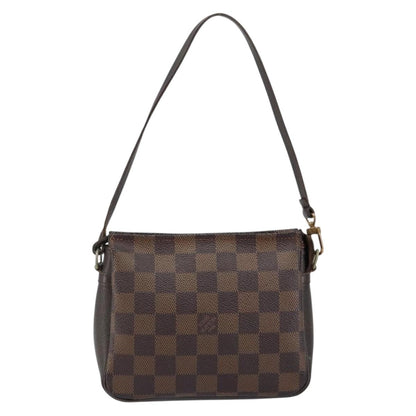 Louis Vuitton Trousse Make Up Bag Damier Canvas, BROWN, CANVAS, Clutche & pouche