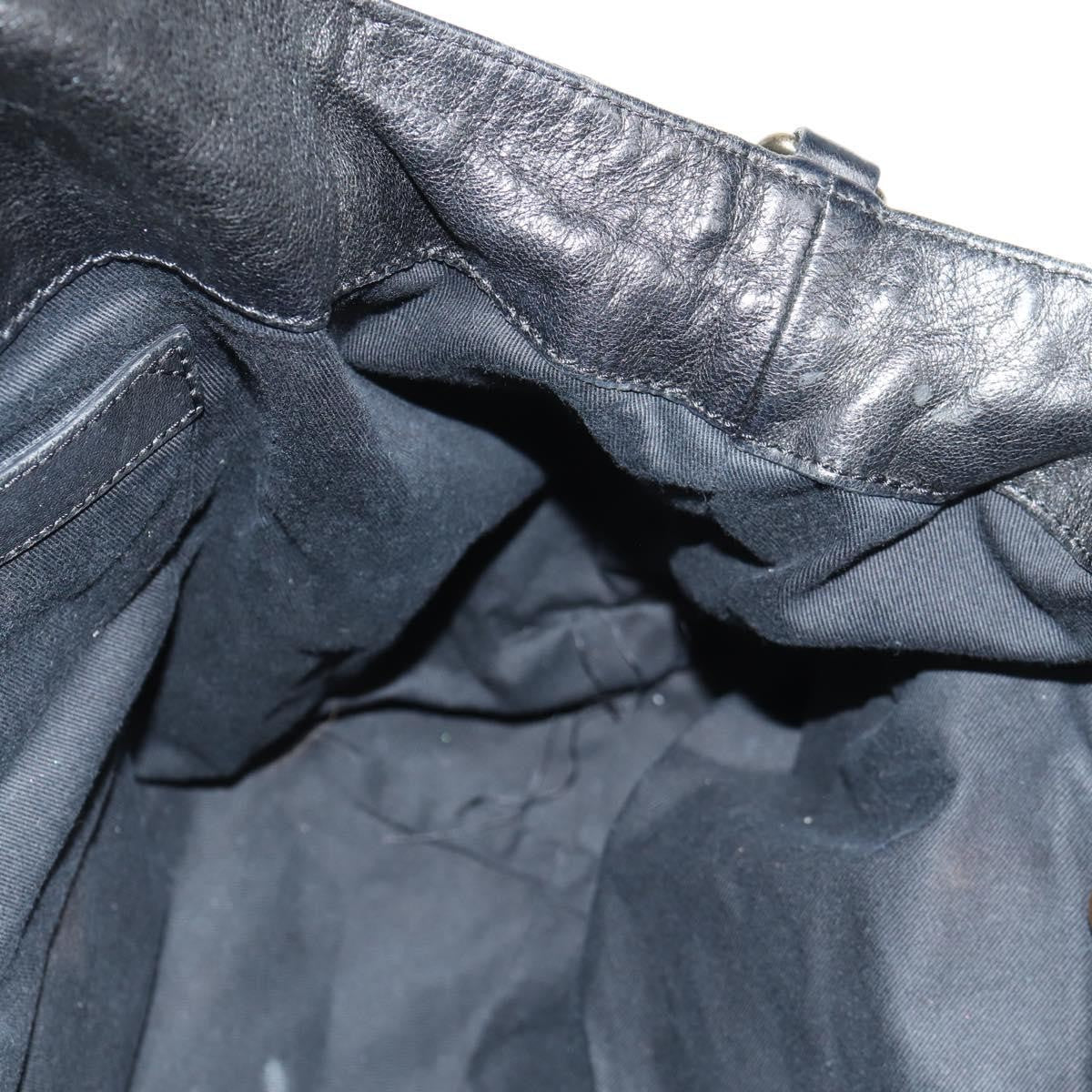 Chloe Ethel Handbag Leather, BLACK, LEATHER, Handbag