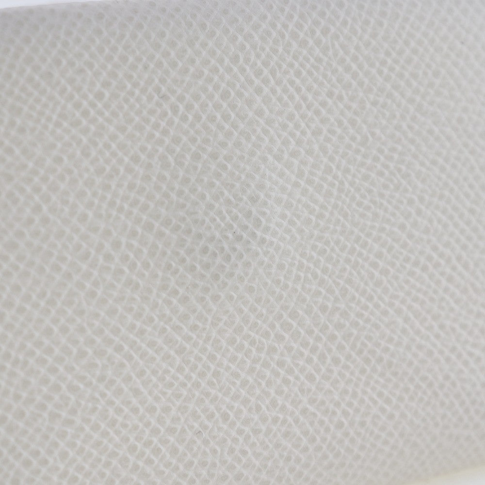 Hermes Calvi Card Holder Epsom, WHITE, LEATHER, Card Holders
