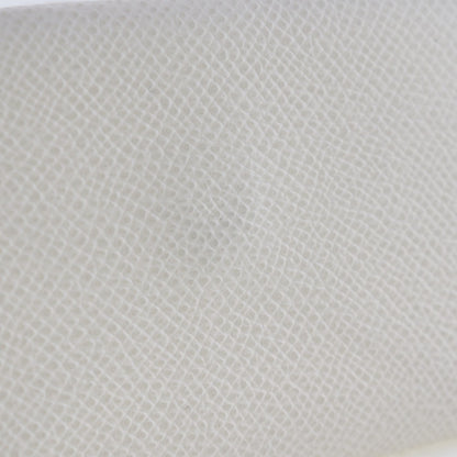 Hermes Calvi Card Holder Epsom, WHITE, LEATHER, Card Holders