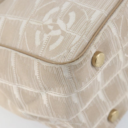 Chanel Travel Line Tote Nylon, BEIGE, NYLON, Tote bag