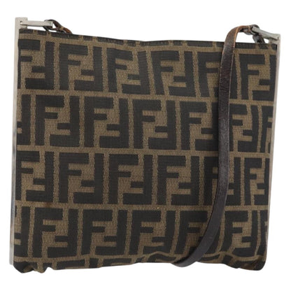 Fendi Vintage shoulderbag Canvas, BROWN, CANVAS, Shoulder bag