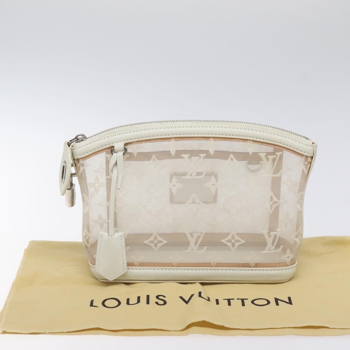 Louis Vuitton Transparence Lockit Clutch Canvas, TRANSPARENT, CANVAS, Clutche & pouche