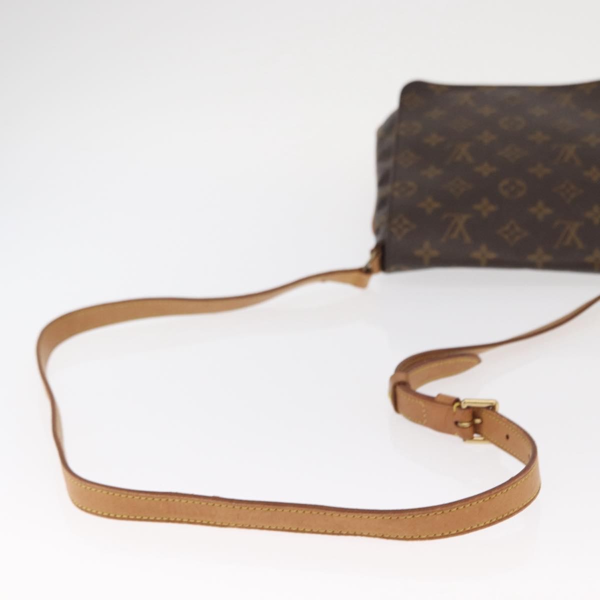 Louis Vuitton Musette Salsa Handbag Monogram Canvas, BROWN, CANVAS, Shoulder bag