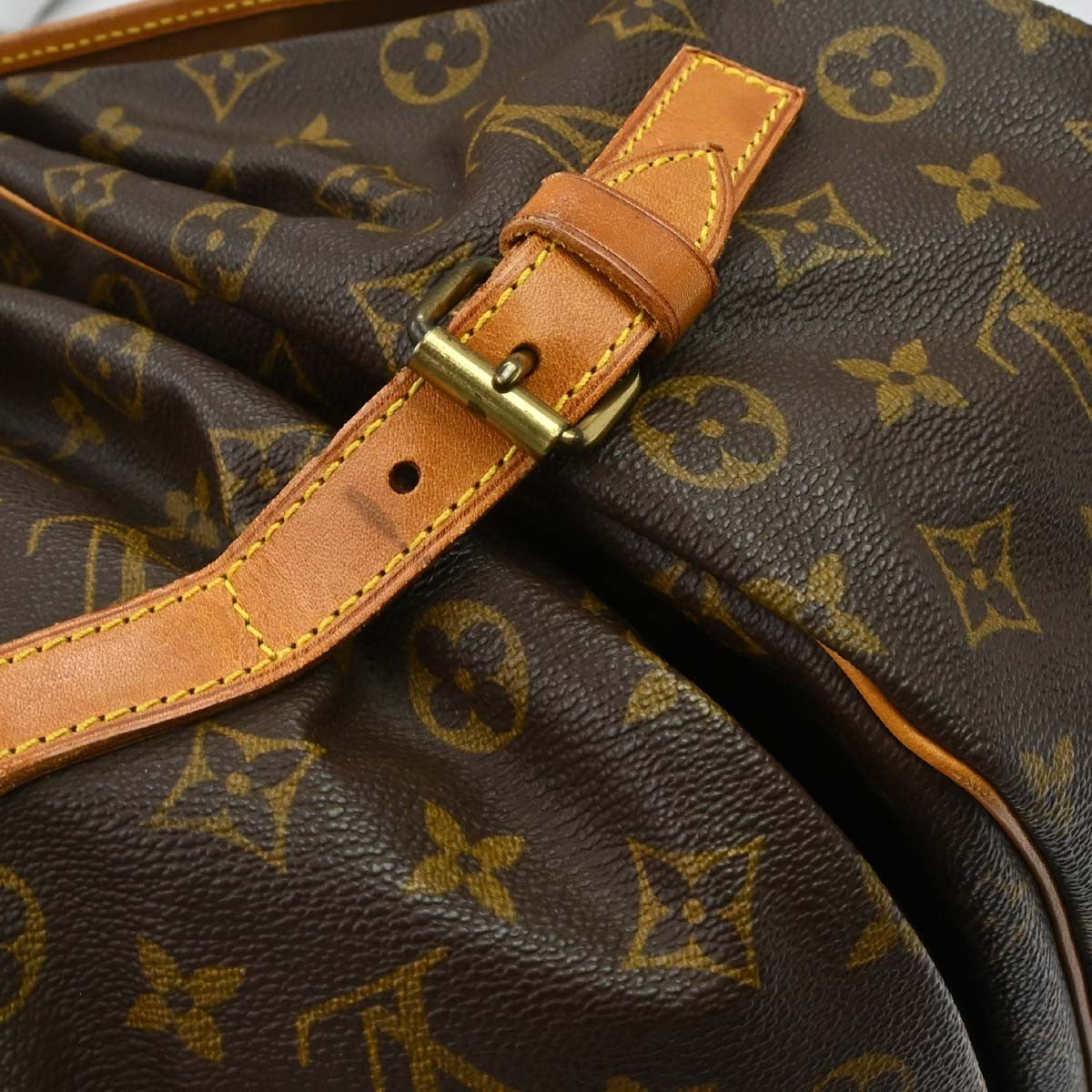 Louis Vuitton Saumur Messenger Bag Monogram Canvas, Brown, Canvas, Handbag