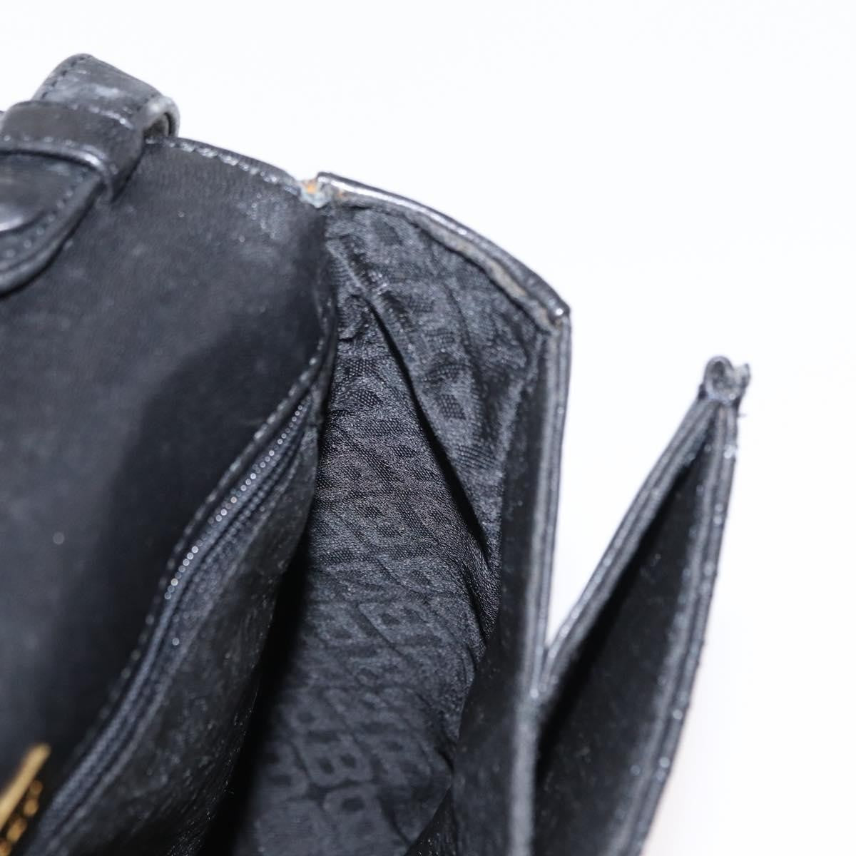 Bally Vintage Handbag Quilted Leather, BLACK, LEATHER, Handbag