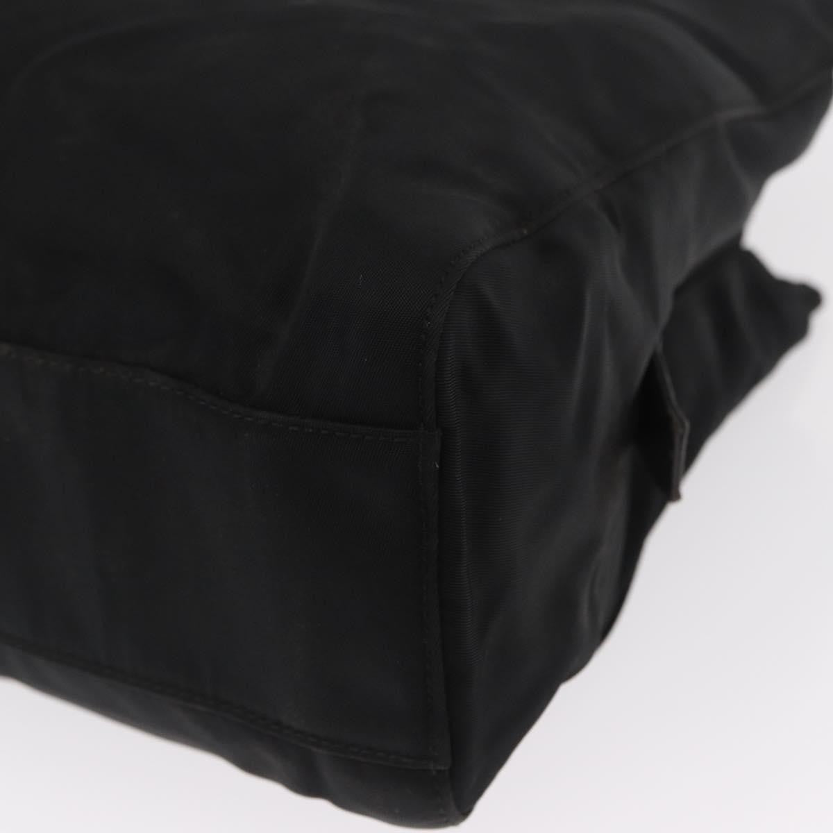 Prada Vintage Chain Shoulder Bag Tessuto, BLACK, NYLON, Shoulder bag