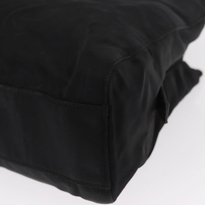 Prada Vintage Chain Shoulder Bag Tessuto, BLACK, NYLON, Shoulder bag