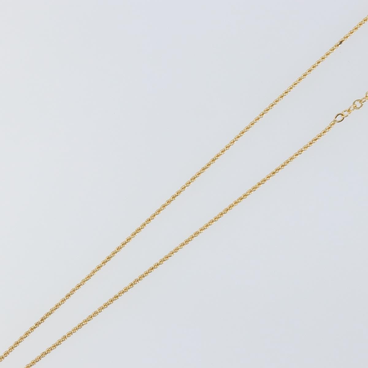 Christian Dior CD Pendant Necklace Metal, GOLD, METAL, Necklace