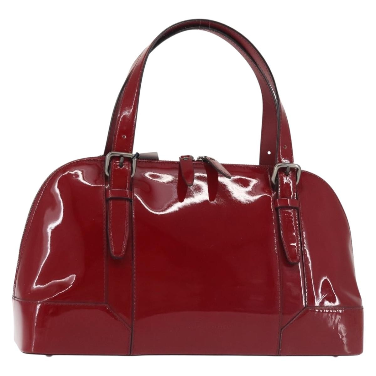 Burberry Vintage Handbag Patent leather, RED, PATENT_LEATHER, Handbag