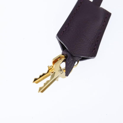 Louis Vuitton Audacieuse Handbag Monogram Empreinte Leather, PURPLE, LEATHER, Shoulder bag