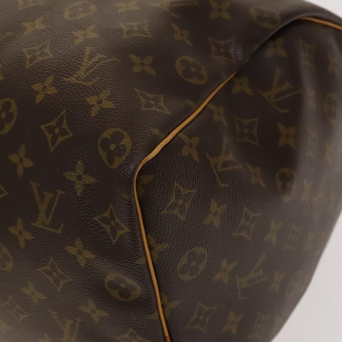 Louis Vuitton Keepall Bag Monogram Canvas, BROWN, CANVAS, Travel bag