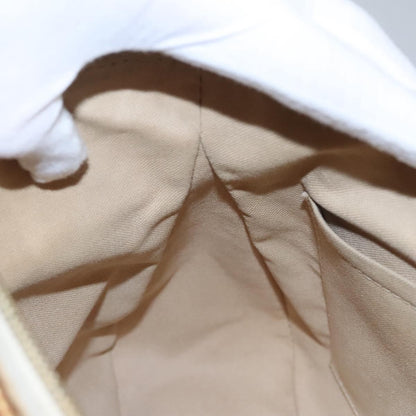 Louis Vuitton Siracusa Handbag Damier, WHITE, CANVAS, Shoulder bag