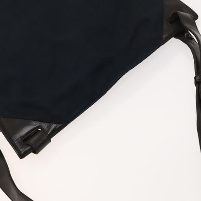 Bottega Veneta Vintage Flap Shoulder Bag Cotton, NAVY, COTTON, Shoulder bag