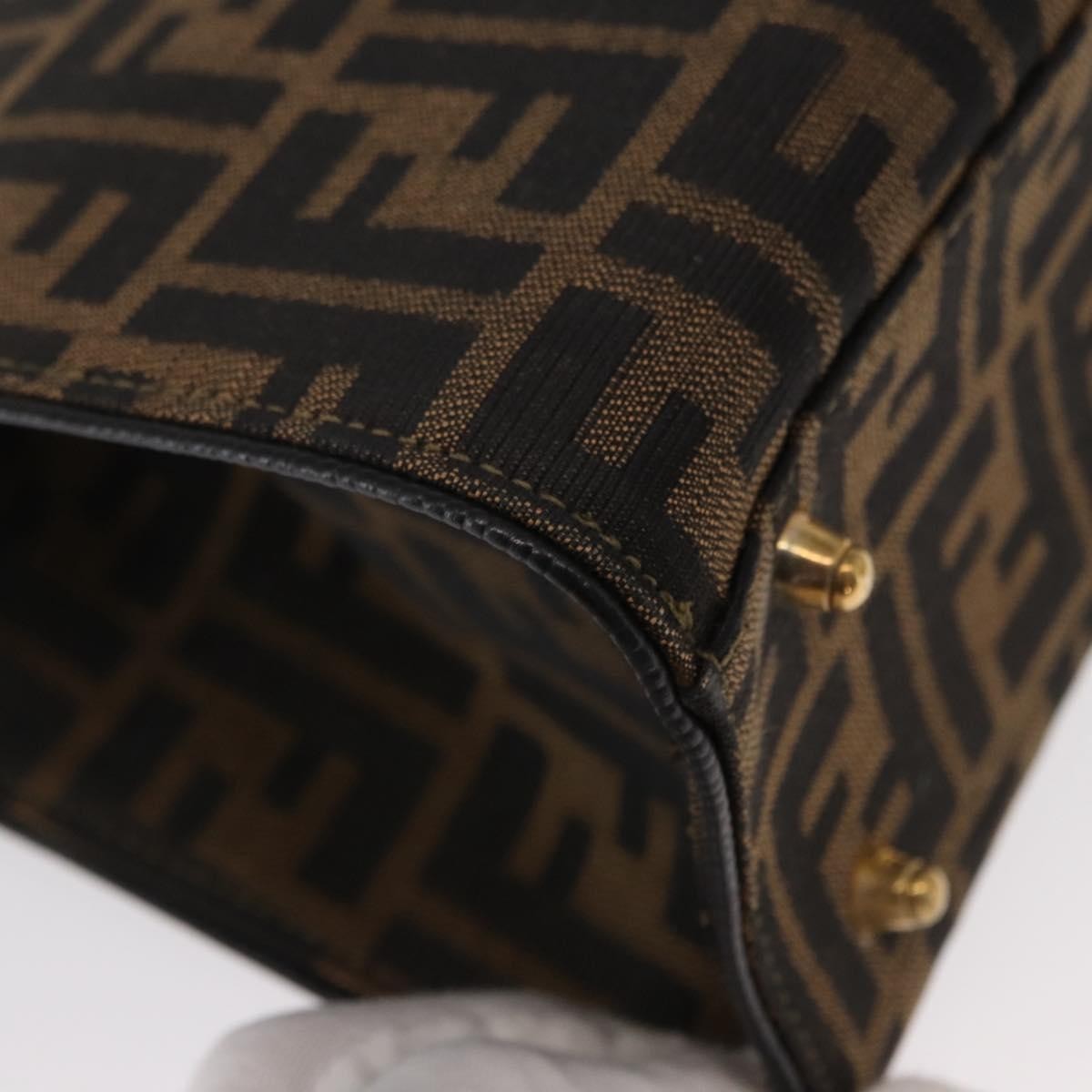 Fendi Vintage Zucca Handbag Zucca, BROWN, CANVAS, Handbag