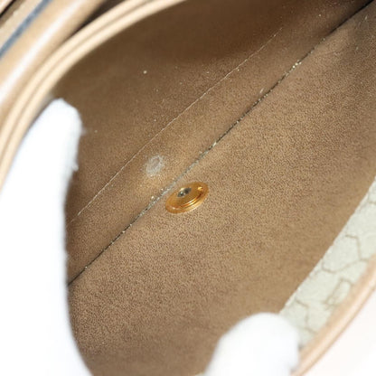 Christian Dior Vintage Honeycomb Shoulder Bag Leather, BEIGE, LEATHER, Shoulder bag