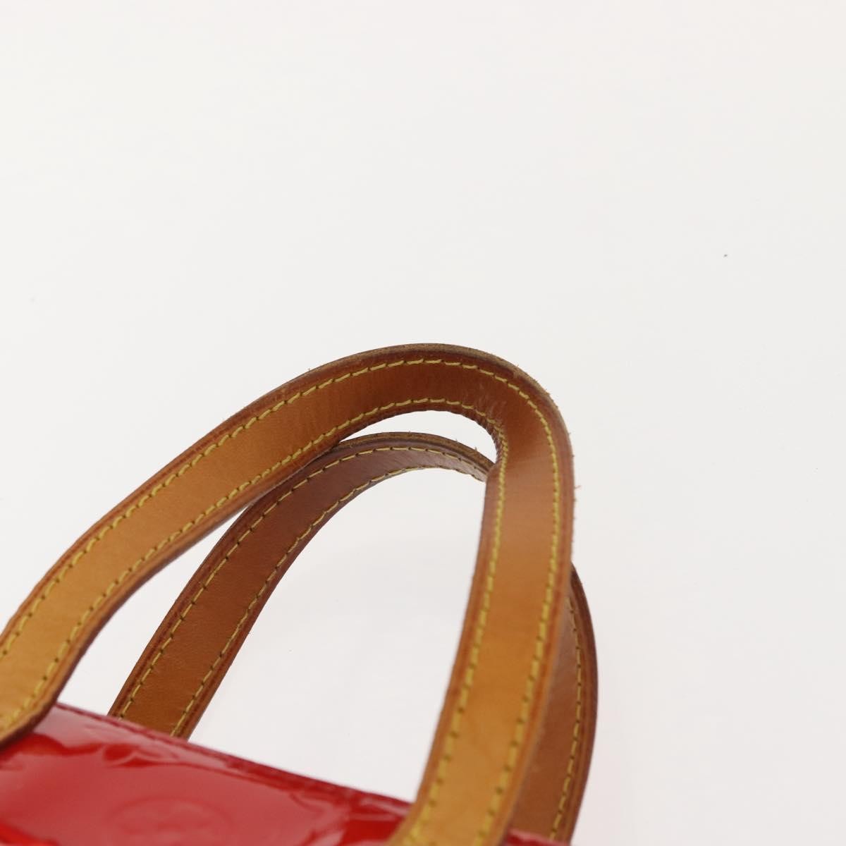 Louis Vuitton Reade Handbag Monogram Vernis, RED, PATENT_LEATHER, Handbag