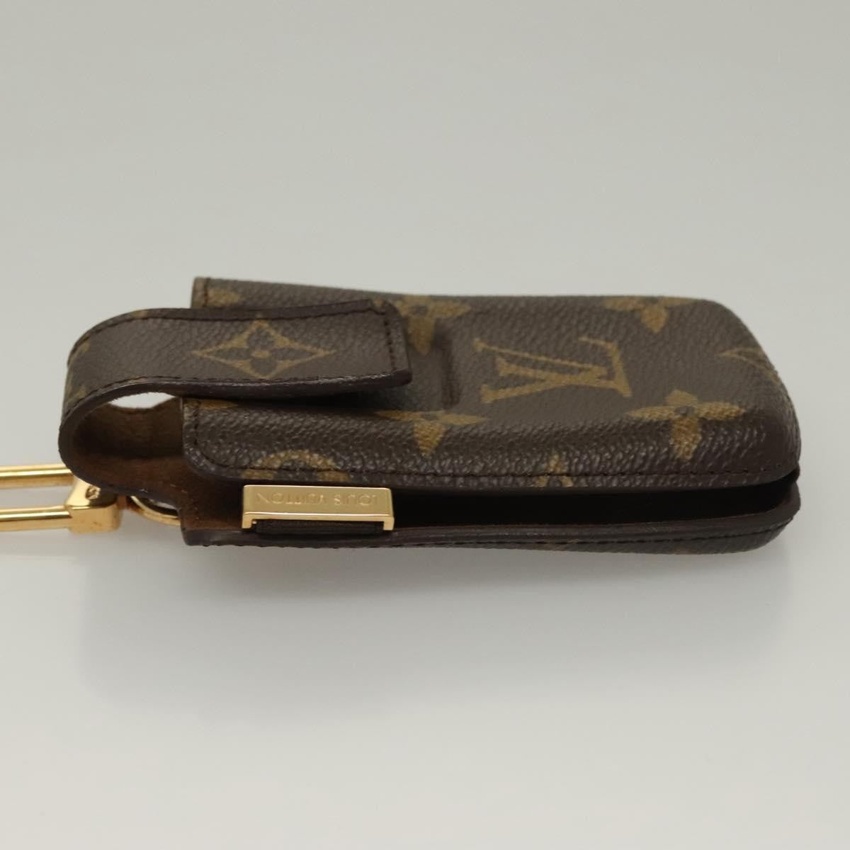 Louis Vuitton Etui Phone Case Monogram Canvas, BROWN, CANVAS, Tech accessory