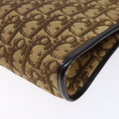 Christian Dior Vintage Trotter Shoulder Bag Canvas, BROWN, CANVAS, Shoulder bag