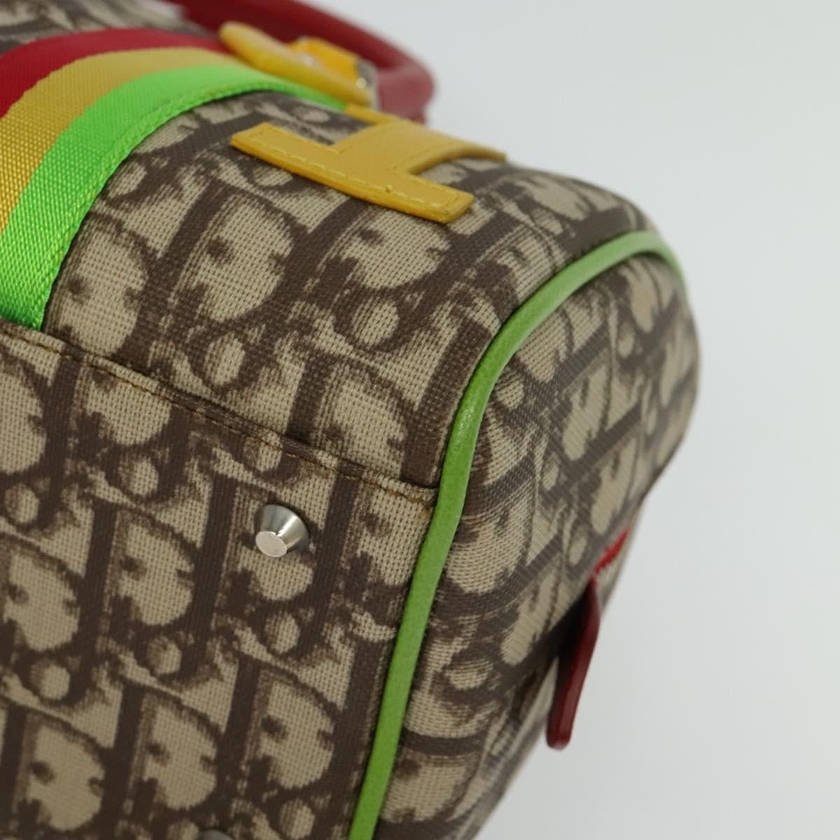 Christian Dior Vintage Rasta Boston Bag Diorissimo Canvas, BEIGE, CANVAS, Travel bag