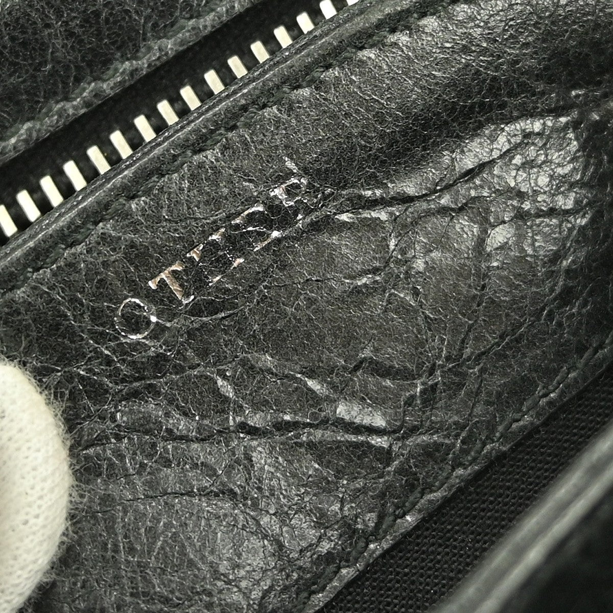 Balenciaga Giant Studs Envelope Clutch Leather, BLACK, LEATHER, Clutche & pouche