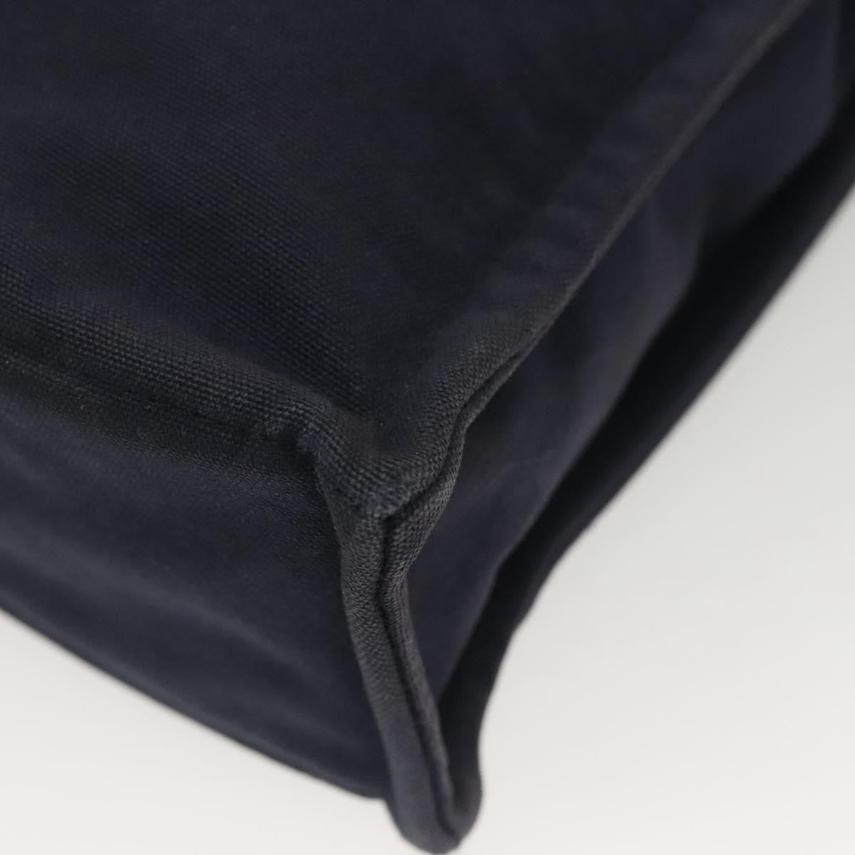 Hermes Fourre Tout Tote Toile, NAVY, CANVAS, Tote bag