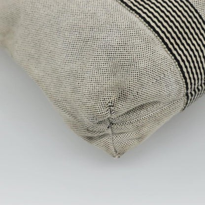 Hermes Fourre Tout Tote Canvas, GRAY, CANVAS, Tote bag