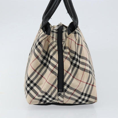 Burberry Nova Check Handbag Nylon, BEIGE, NYLON, Handbag