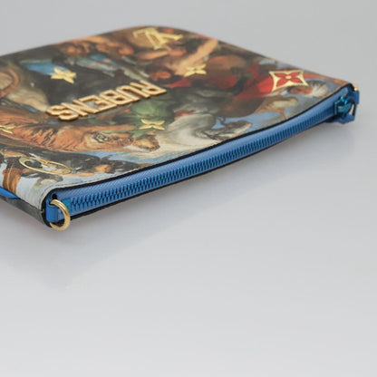 Louis Vuitton Pochette Clutch Limited Edition Jeff Koons Rubens Print Canvas, MULTICOLOUR, CANVAS, Clutche & pouche