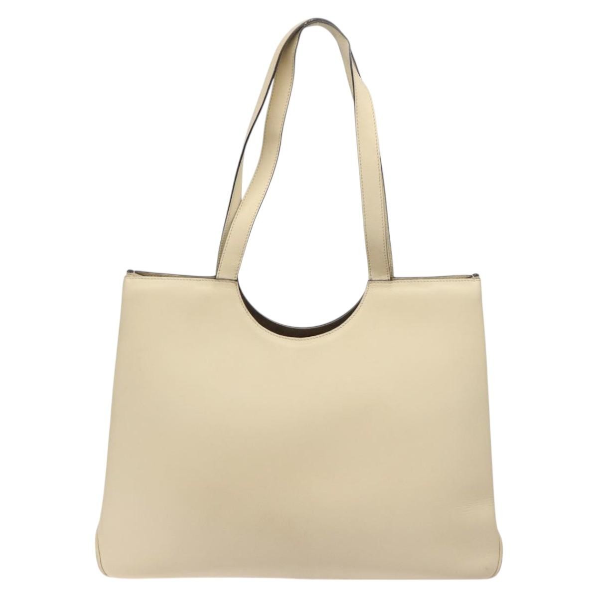 Celine Tote bag Leather, BEIGE, LEATHER, Tote bag