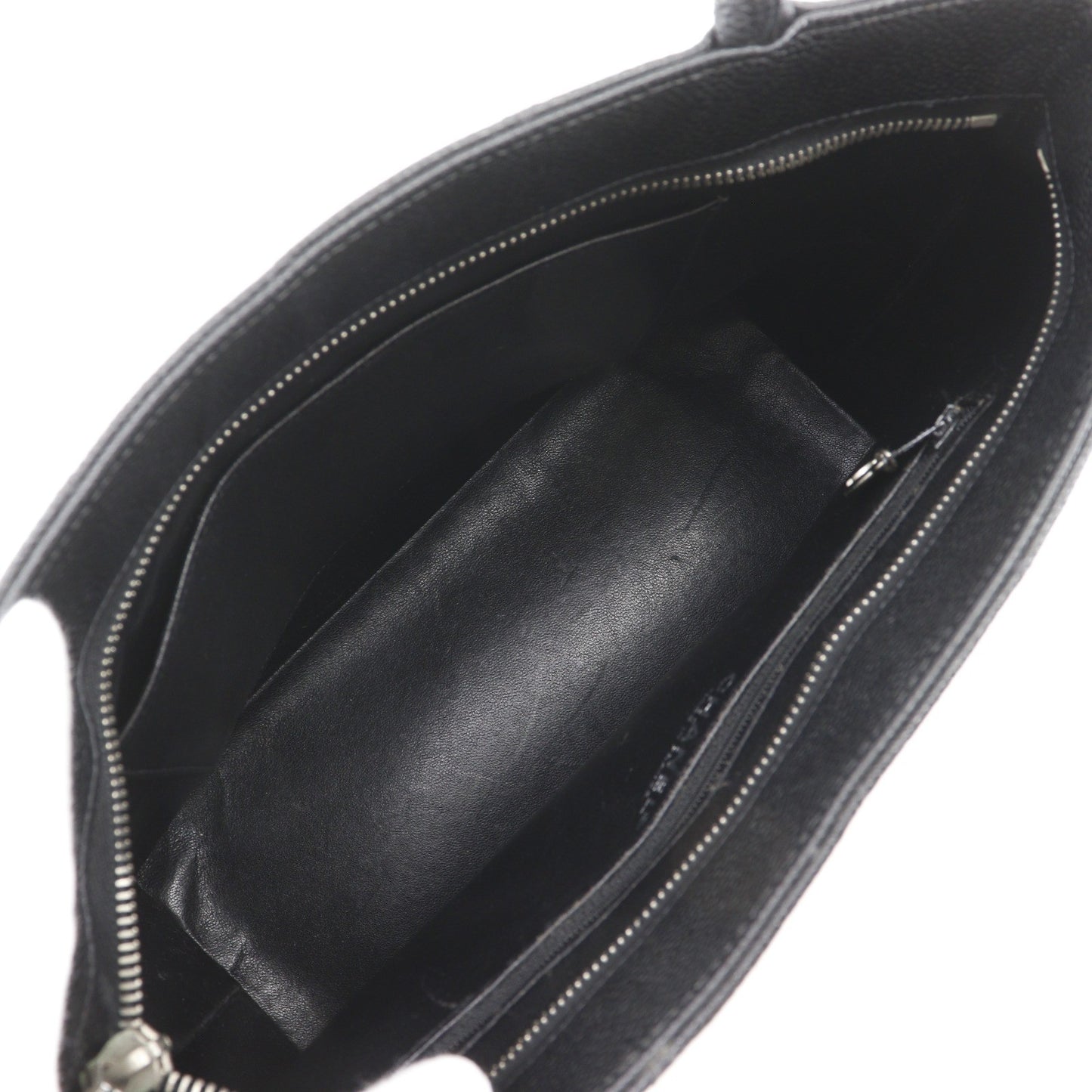 Chanel Medallion Tote Quilted Caviar, Black, Leather, Tote Bag