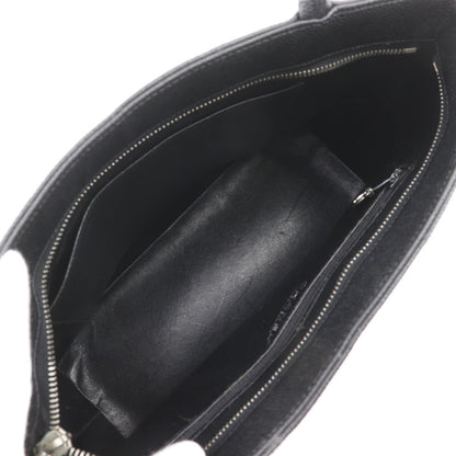 Chanel Medallion Tote Quilted Caviar, Black, Leather, Tote Bag