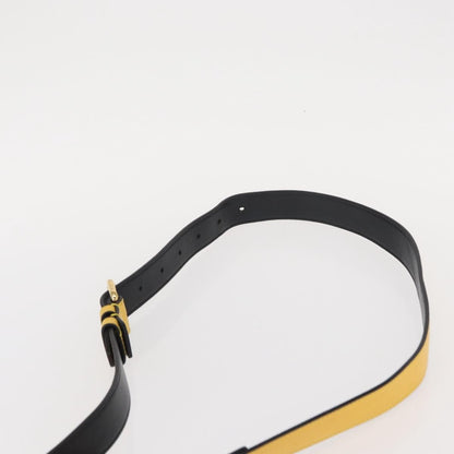 Fendi Pack Shopping Tote Leather, YELLOW, LEATHER, Handbag