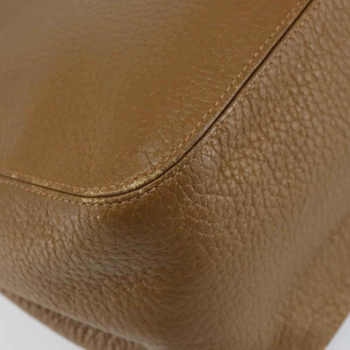 Saint Laurent Vintage Handbag Leather, BROWN, LEATHER, Handbag