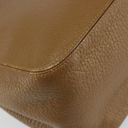 Saint Laurent Vintage Handbag Leather, BROWN, LEATHER, Handbag